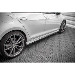 Street Pro Rajouts Des Bas De Caisse MAXTON Volkswagen Golf R Mk7 Noir