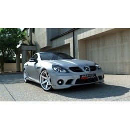 Maxton PARE - CHOCS AVANT MERCEDES SLK R171 AMG 204 LOOK Not primed, ME-SLK-R171-AMG204-F1F Tuning.fr