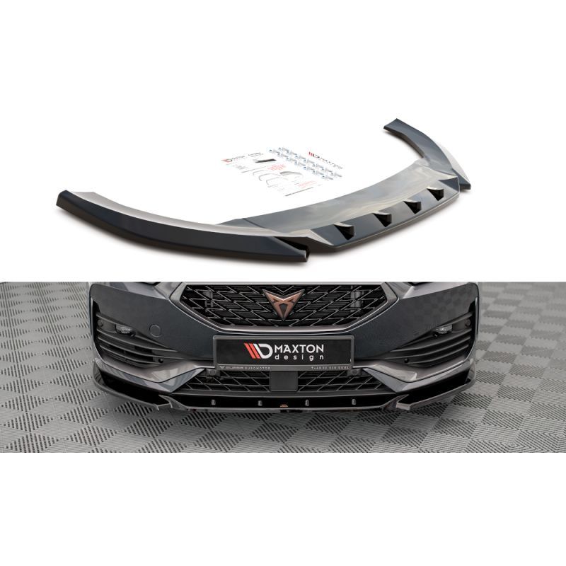 Maxton Lame Du Pare-Chocs Avant V.3 Cupra Leon Gloss Black, CU-LE-1-FD3G Tuning.fr