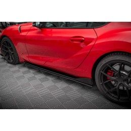 Maxton Street Pro Rajouts Des Bas De Caisse Toyota Supra Mk5 Black-Red, TOSU5CNC-SD1BRB Tuning.fr
