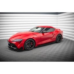 Maxton Street Pro Rajouts Des Bas De Caisse Toyota Supra Mk5 Black-Red, TOSU5CNC-SD1BRB Tuning.fr