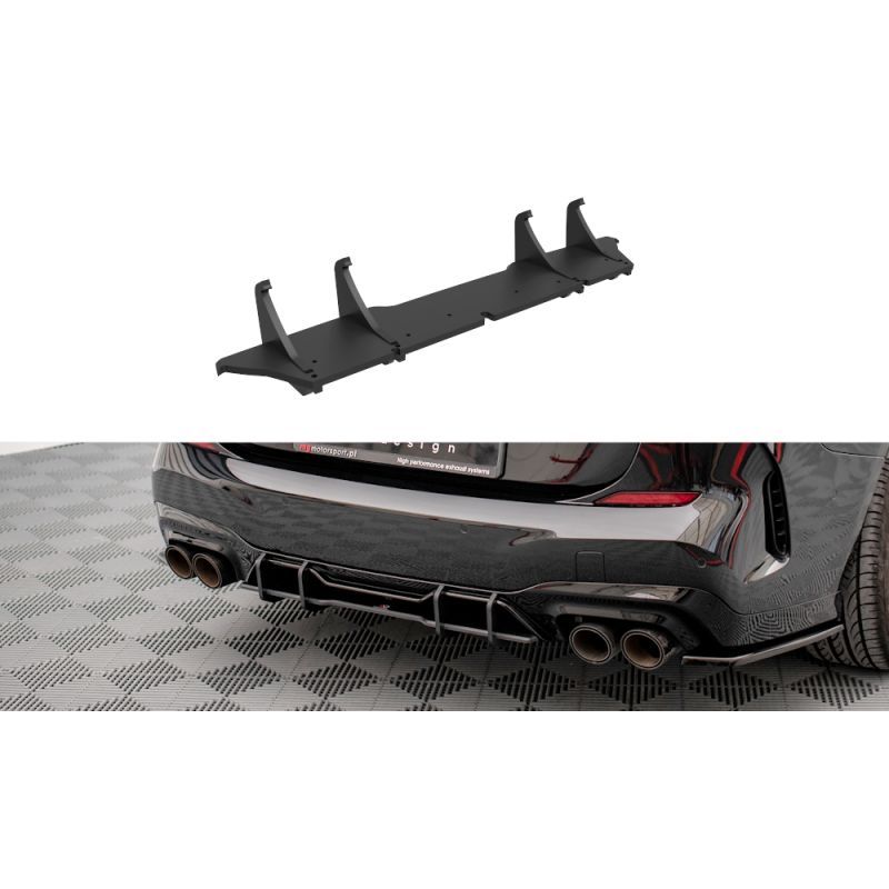 Maxton Street Pro Central Diffuseur Arriere BMW M235i Gran Coupe F44 Black, BM244MCNC-RS1B Tuning.fr