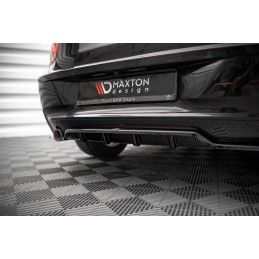 Maxton Central Arriere Splitter (avec une barre verticale) BMW 1 F20 Gloss Black, BM-1-F20-RSD1G+RD1G Tuning.fr