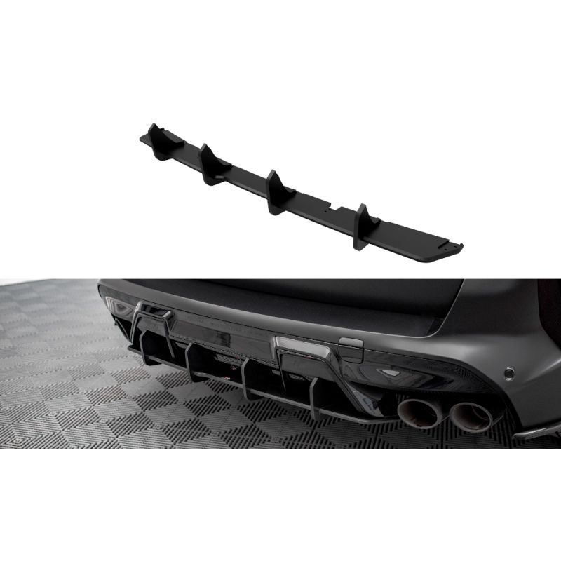 Street Pro Central Diffuseur Arriere BMW X5M F95 Noir