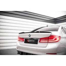 Maxton Spoiler Cap BMW 5 G30 Gloss Black, BM-5-G30-CAP1G Tuning.fr