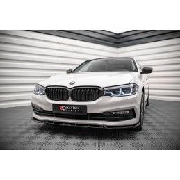 Maxton Lame Du Pare-Chocs Avant V.2 BMW 5 G30 Gloss Black, BM-5-G30-FD2G Tuning.fr