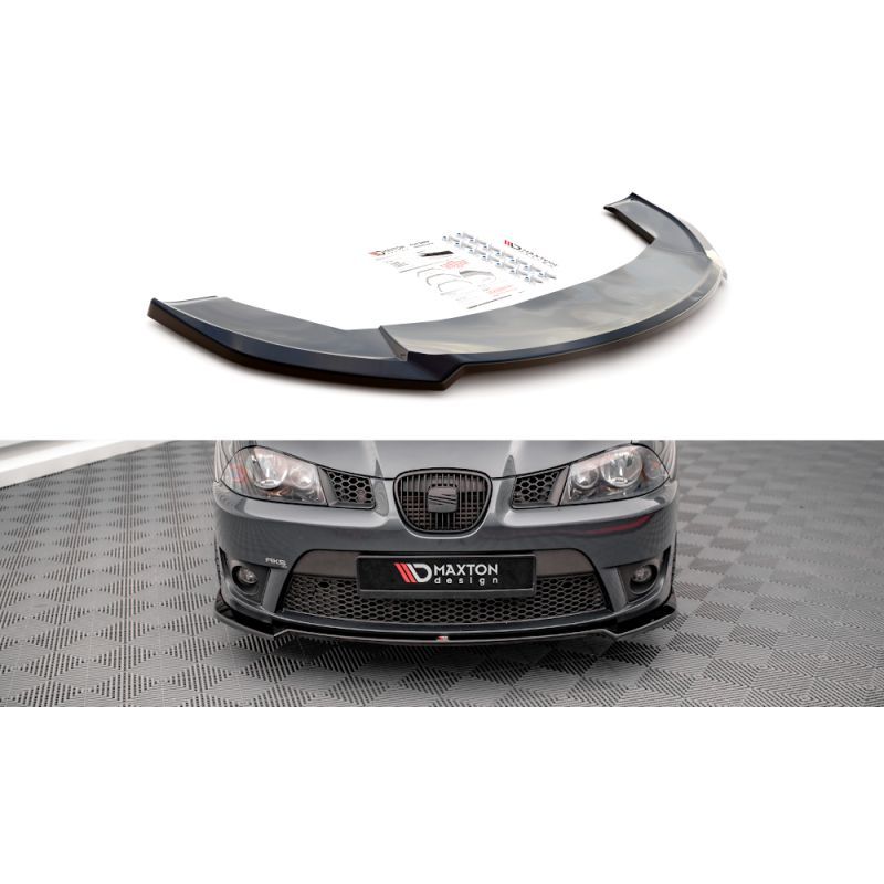 Maxton Lame Du Pare-Chocs Avant V.3 Seat Ibiza Cupra Mk3 Gloss Black, SE-IB-3-CU-FD3G Tuning.fr