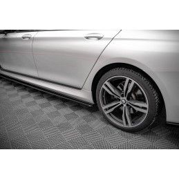 Rajouts Des Bas De Caisse MAXTON BMW 7 Long M-Pack G12 Noir Brillant