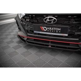 Maxton Lame Du Pare-Chocs Avant V.3 Hyundai I20 N Mk3 Gloss Black, HY-I20-3-N-FD3G Tuning.fr