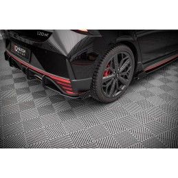 Street Pro LAME ARRIERE MAXTON + Flaps Hyundai I20 N Mk3 Noir-Rouge + Rabats Brillant