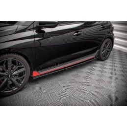 Street Pro Rajouts Des Bas De Caisse MAXTON Hyundai I20 N Mk3 Noir-Rouge