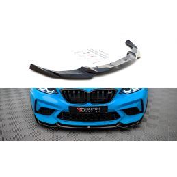 Maxton Lame Du Pare-Chocs Avant V.1 BMW M2 Competition F87 Gloss Black, BM-2-87-M-COMP-FD1G Tuning.fr