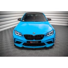 Maxton Street Pro Lame Du Pare-Chocs Avant BMW M2 Competition F87 Black, BM287MCOMPCNC-FD1B Tuning.fr