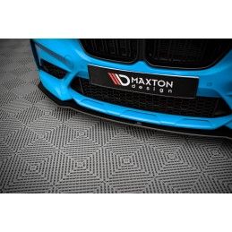 Maxton Street Pro Lame Du Pare-Chocs Avant BMW M2 Competition F87 Black, BM287MCOMPCNC-FD1B Tuning.fr