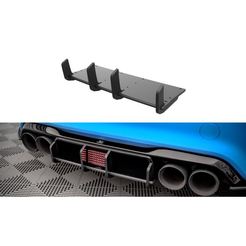 Street Pro Central Diffuseur Arriere BMW M2 F87 Noir