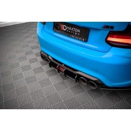 Street Pro Central Diffuseur Arriere BMW M2 F87 Noir