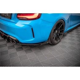 Street Pro LAME ARRIERE MAXTON + Flaps BMW M2 F87 Noir-Rouge + Rabats Brillant