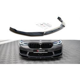 Maxton Lame Du Pare-Chocs Avant V.1 BMW M5 F90 Facelift Gloss Black, BM-5-90F-M-FD1G Tuning.fr