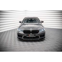 Maxton Lame Du Pare-Chocs Avant V.1 BMW M5 F90 Facelift Gloss Black, BM-5-90F-M-FD1G Tuning.fr