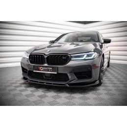 Maxton Lame Du Pare-Chocs Avant V.1 BMW M5 F90 Facelift Gloss Black, BM-5-90F-M-FD1G Tuning.fr