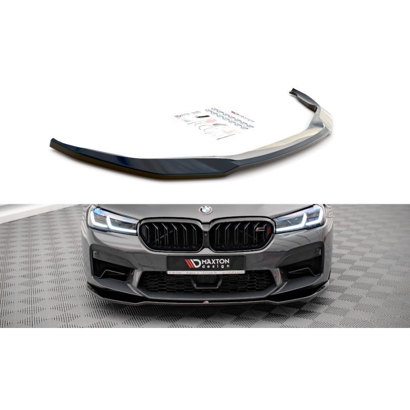 Maxton Lame Du Pare-Chocs Avant V.2 BMW M5 F90 Facelift Gloss Black, BM-5-90F-M-FD2G Tuning.fr