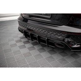 Maxton Street Pro Central Diffuseur Arriere Audi RS3 Sportback 8Y Black, AURS38YCNC-RS1B Tuning.fr