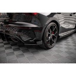 Street Pro LAME ARRIERE MAXTON + Flaps Audi RS3 Sportback 8Y Noir + Rabats Brillant 
