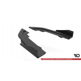 Street Pro LAME ARRIERE MAXTON + Flaps Audi RS3 Sportback 8Y Noir-Rouge + Rabats Brillant