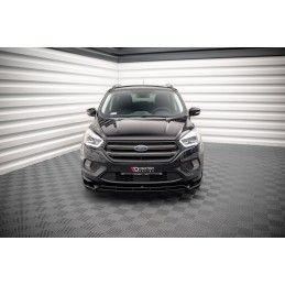 Maxton Lame Du Pare-Chocs Avant V.1 Ford Escape ST-Line Mk3 Gloss Black, FO-ES-3-STLINE-FD1G+FD1RG Tuning.fr