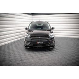 Maxton Lame Du Pare-Chocs Avant V.2 Ford Escape ST-Line Mk3 Gloss Black, FO-ES-3-STLINE-FD2G Tuning.fr