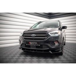 Maxton Lame Du Pare-Chocs Avant V.2 Ford Escape ST-Line Mk3 Gloss Black, FO-ES-3-STLINE-FD2G Tuning.fr