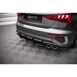 Street Pro Central Diffuseur Arriere Audi S3 Sedan 8Y Noir