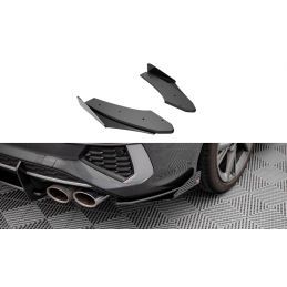 Street Pro LAME ARRIERE MAXTON + Flaps Audi S3 Sedan 8Y Noir + Rabats Brillant 