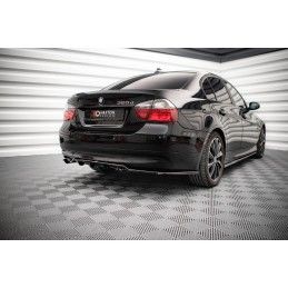 Maxton Central Arriere Splitter (avec une barre verticale) BMW 3 Sedan E90 Gloss Black, BM-3-90-RSD1G+RD1G Tuning.fr