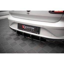 Maxton Street Pro Central Diffuseur Arriere Volkswagen Arteon R Black-Red, VWAR1FRCNC-RS1B+BRBI Tuning.fr