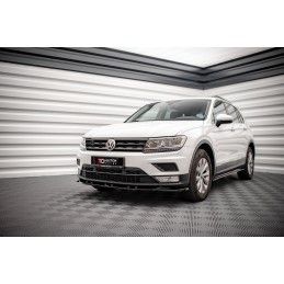 Maxton Lame Du Pare-Chocs Avant Volkswagen Tiguan Mk2 Gloss Black, VW-TI-2-FD1G Tuning.fr