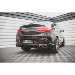 Diffuseur Arrière Complet Mercedes-Benz GLE Coupe 63AMG C292 Noir Brillant