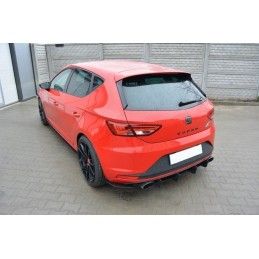 Maxton SEAT LEON III CUPRA DIFFUSEUR ARRIERE & LAME DU PARE CHOCS ARRIERE, SE-LE-3-CU-CNC-RS1A Tuning.fr