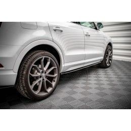 Maxton Rajouts Des Bas De Caisse Audi Q3 8U Facelift Gloss Black, AU-Q3-1F-SLINE-SD1G Tuning.fr