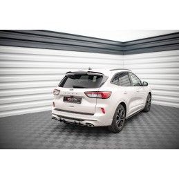 Maxton Street Pro Central Diffuseur Arriere Ford Kuga ST-Line Mk3 Black-Red, FOKU3STLINECNC-RS1B+BRBI Tuning.fr