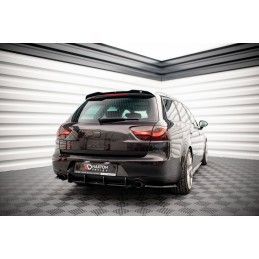 Maxton Street Pro Central Diffuseur Arriere Seat Exeo Black-Red, SEEX1KCNC-RS1B+BRBI Tuning.fr