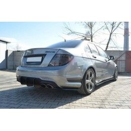 Maxton DIFFUSEUR ARRIERE v.2 Mercedes C W204 AMG-Line (FACELIFT), MEC204AMGLINECNC-RS3B Tuning.fr