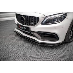 Maxton Lame Du Pare-Chocs Avant V.2 Mercedes-AMG C63 Coupe C205 Facelift Gloss Black, ME-C-205F-AMG-C-FD2G Tuning.fr