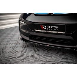 Maxton Lame Du Pare-Chocs Avant V.1 BMW i3 Mk1 Facelift Gloss Black, BM-I3-1-FD1G Tuning.fr