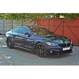 Maxton RAJOUTS DES BAS DE CAISSE POUR BMW 4 F32 M-PACK Gloss Black, BM-4-F32-MPACK-SD1G Tuning.fr