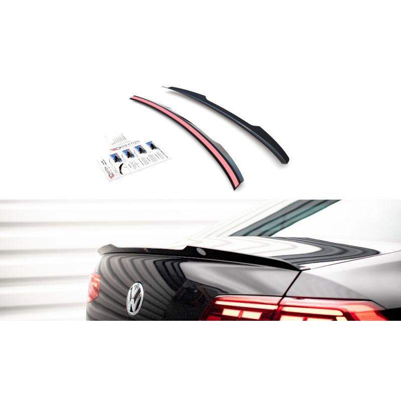 Spoiler Cap Maxton Volkswagen Passat Sedan B8 Facelift Noir Brillant