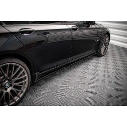 Rajouts Des Bas De Caisse MAXTON BMW 7 M-Pack F01 Noir Brillant