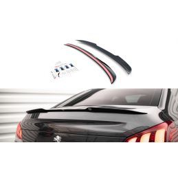 Maxton Spoiler Cap Peugeot 508 GT Mk1 Facelift Gloss Black, PE-508-1F-GT-CAP1G Tuning.fr