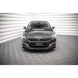 Maxton Lame Du Pare-Chocs Avant V.2 Peugeot 508 GT Mk1 Facelift Gloss Black, PE-508-1F-GT-FD2G Tuning.fr