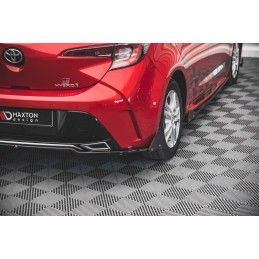 Maxton Central Arriere Splitter + Flaps Toyota Corolla GR Sport Hatchback XII Gloss Black, TO-CO-12-HB-GR-RD1G+RSF Tuning.fr